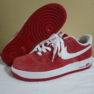 Nike Air Force 1 Grade School Gym Red